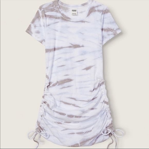 VICTORIA'S SECRET Pink by VARSITY BEACH TERRY rushed dress - Picture 16 of 16